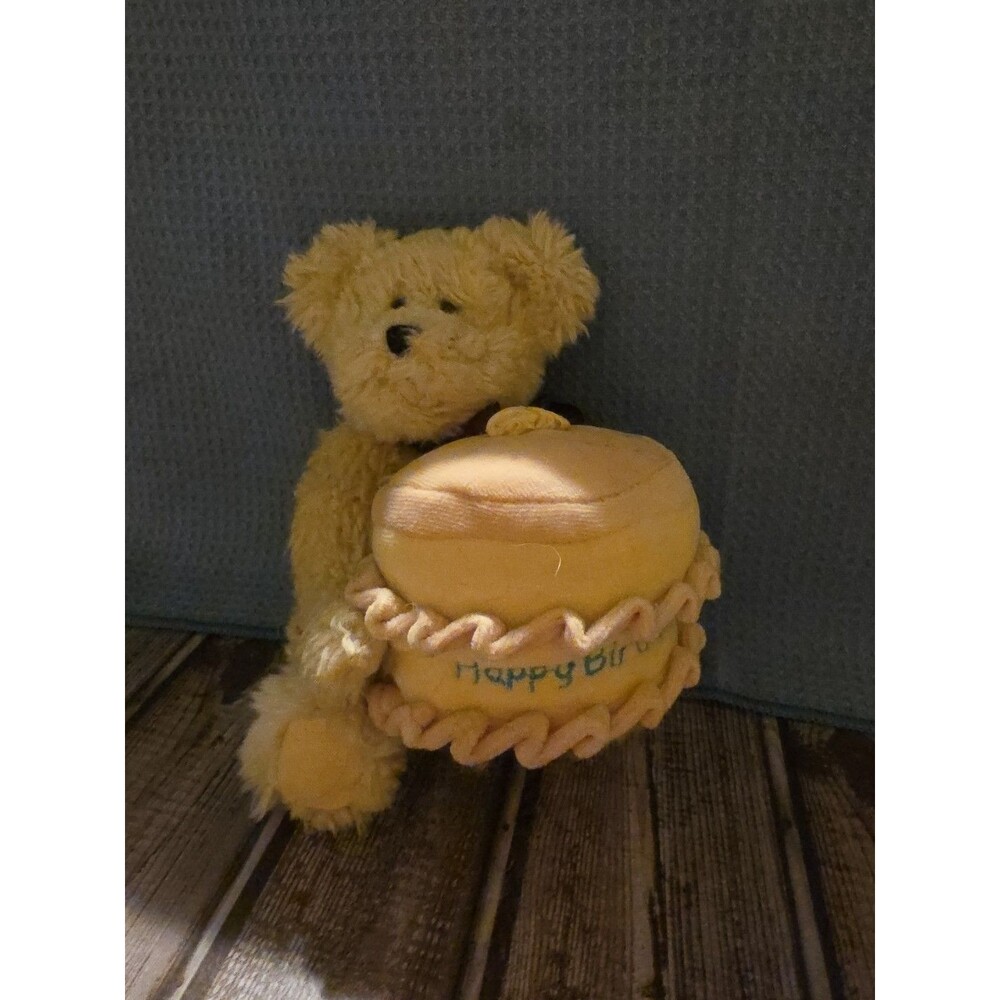 Vintage Stuffed Boyds Bears "Anna Manymore" #903102 With Birthday Cake